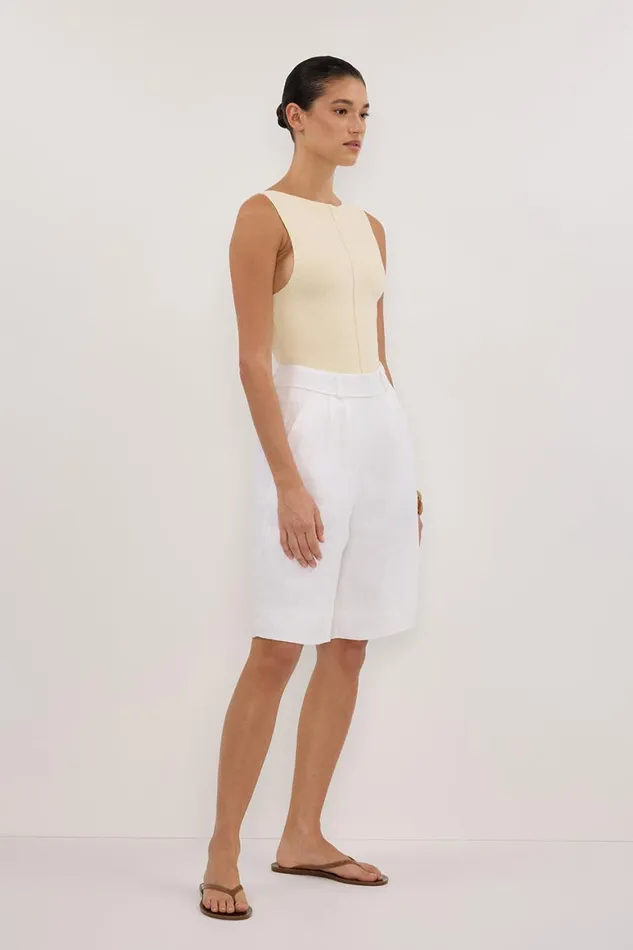 DISSH Knitted OWEN CREAM BOAT NECK TOP 8211 Women