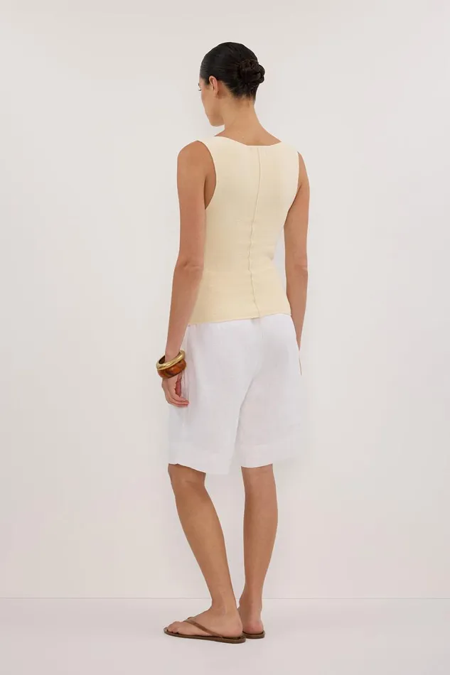 DISSH Knitted OWEN CREAM BOAT NECK TOP 8211 Women