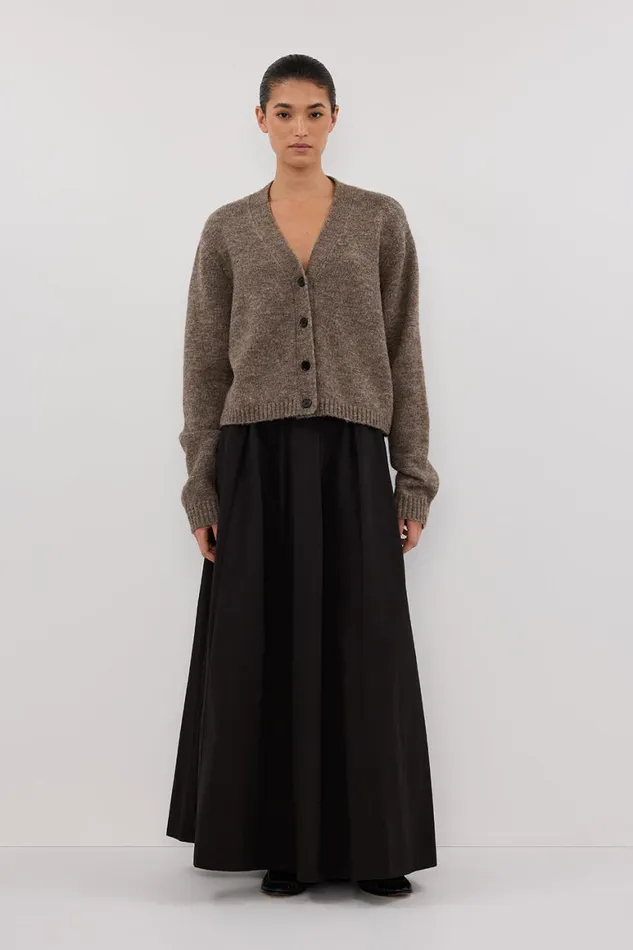DISSH Knitted PIP CHOC MARLE KNIT CARDIGAN 8211 Women