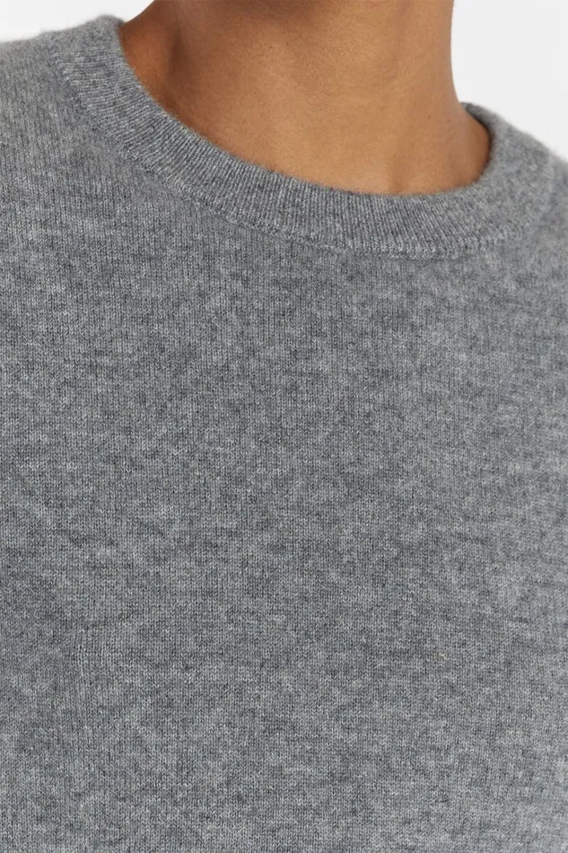 DISSH Long Sleeved INDY GREY CASHMERE KNIT JUMPER 8211 Women