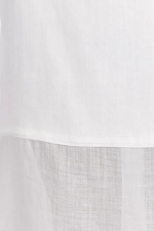 DISSH Midi KAI WHITE RAMIE MIDI SKIRT 8211 Women