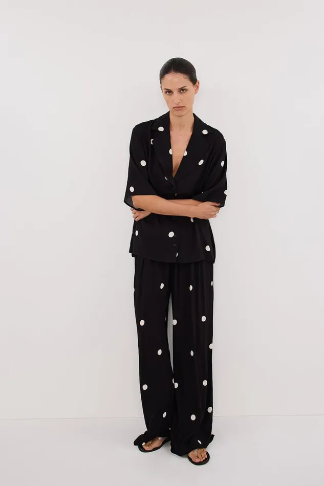 DISSH Pants LAURA SPOT DRAWSTRING PANT 8211 Women
