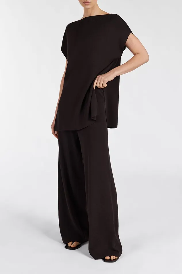 DISSH Pants MABLE BITTER CHOC KNIT PANT 8211 Women