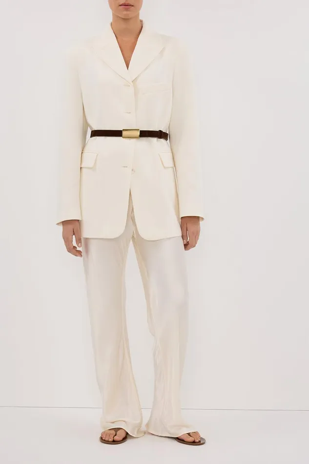 DISSH Pants MYKA CREAM SATIN PANT 8211 Women
