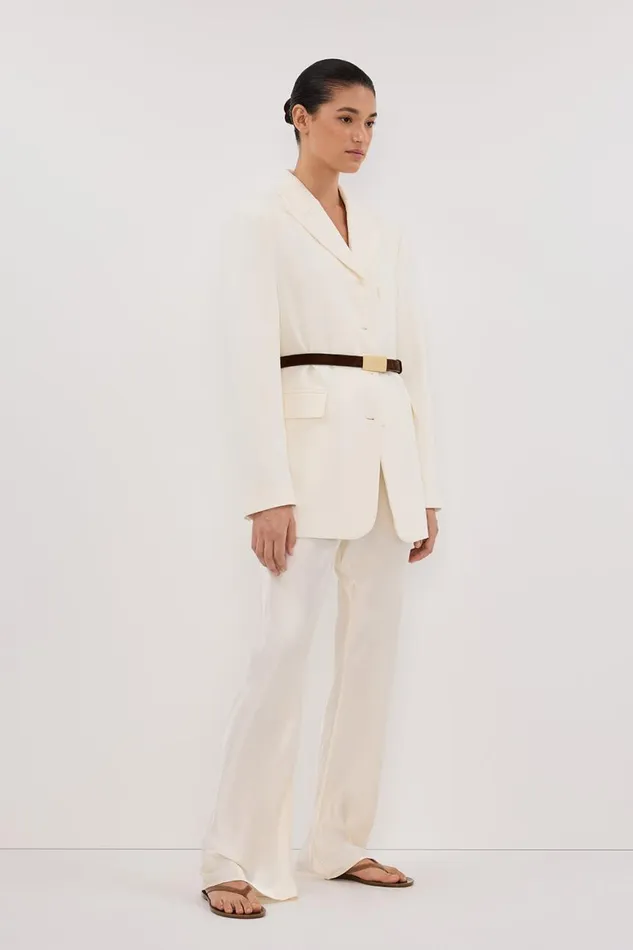 DISSH Pants MYKA CREAM SATIN PANT 8211 Women