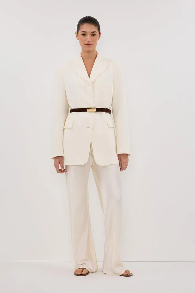 DISSH Pants MYKA CREAM SATIN PANT 8211 Women