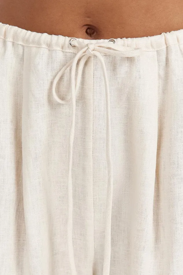 DISSH Pants NALA CREAM ELASTIC WAIST PANT 8211 Women