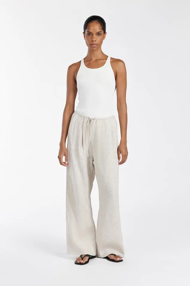 DISSH Pants NALA NATURAL ELASTIC WAIST PANT 8211 Women