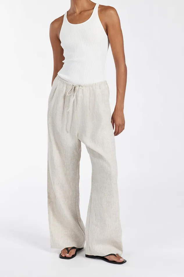 DISSH Pants NALA NATURAL ELASTIC WAIST PANT 8211 Women
