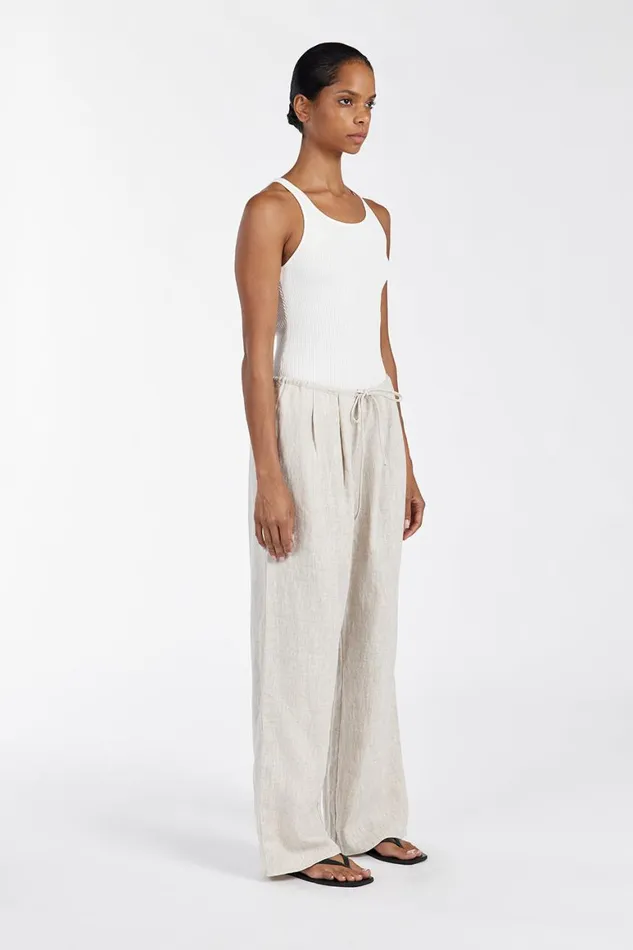 DISSH Pants NALA NATURAL ELASTIC WAIST PANT 8211 Women