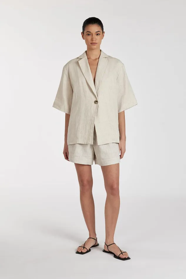 DISSH Shorts ALONDRA NATURAL LINEN SHORT 8211 Women