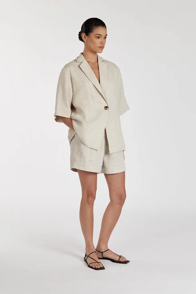 DISSH Shorts ALONDRA NATURAL LINEN SHORT 8211 Women