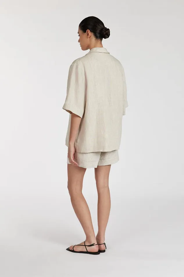 DISSH Shorts ALONDRA NATURAL LINEN SHORT 8211 Women
