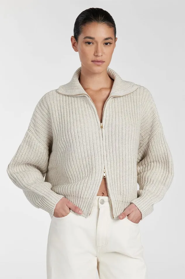 DISSH Sweaters ISSY OAT MARLE WOOL BLEND JUMPER 8211 Women