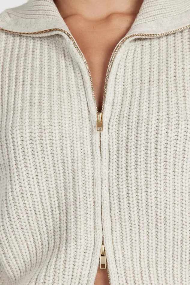 DISSH Sweaters ISSY OAT MARLE WOOL BLEND JUMPER 8211 Women