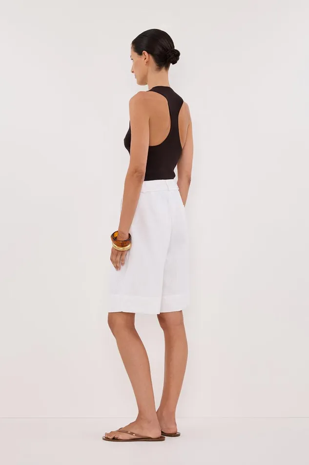 DISSH Tanks DEVIN BITTER CHOC RACER KNIT TANK 8211 Women