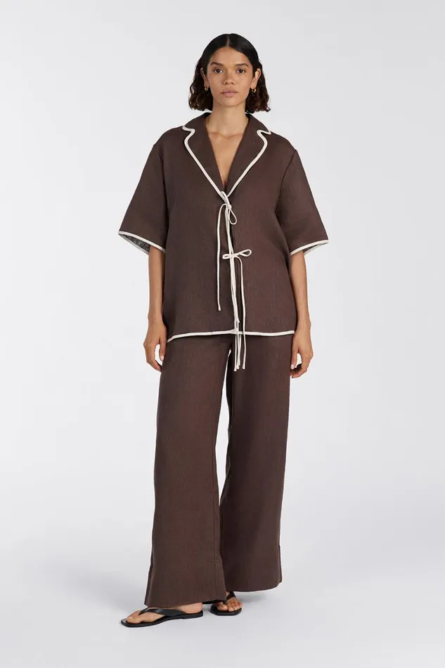 DISSH Tops VON CHOC LINEN SHIRT 8211 Women