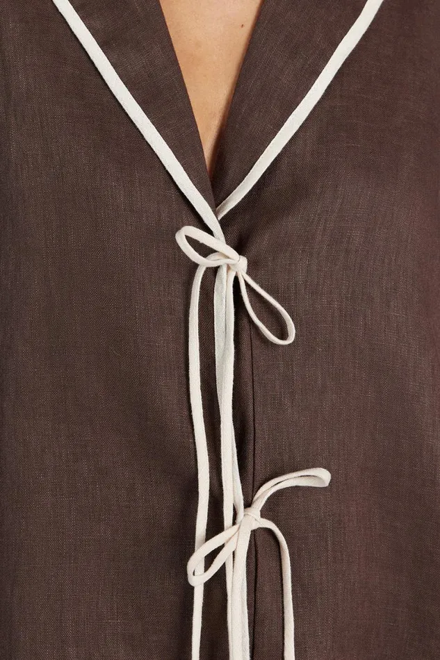 DISSH Tops VON CHOC LINEN SHIRT 8211 Women
