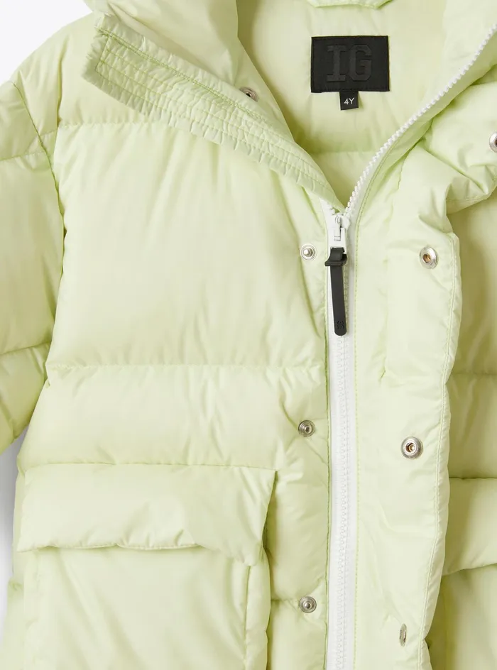 Downjackets Girl 216Boy 216 Il Gufo Long Hooded Down Jacket