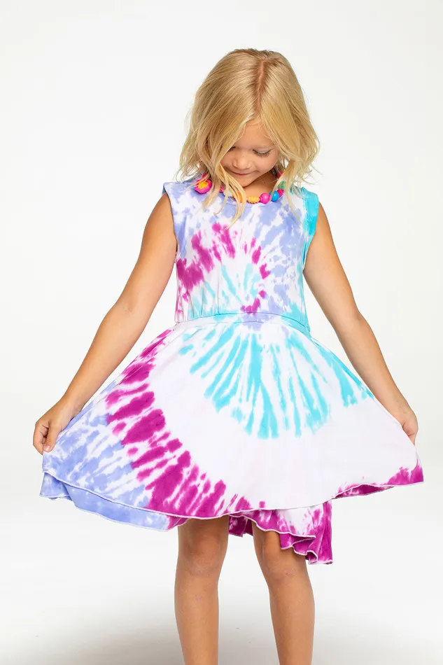 Dresses and Skirts Girls Chaser Brand Baby Rib Rolled Armhole Tank Dress