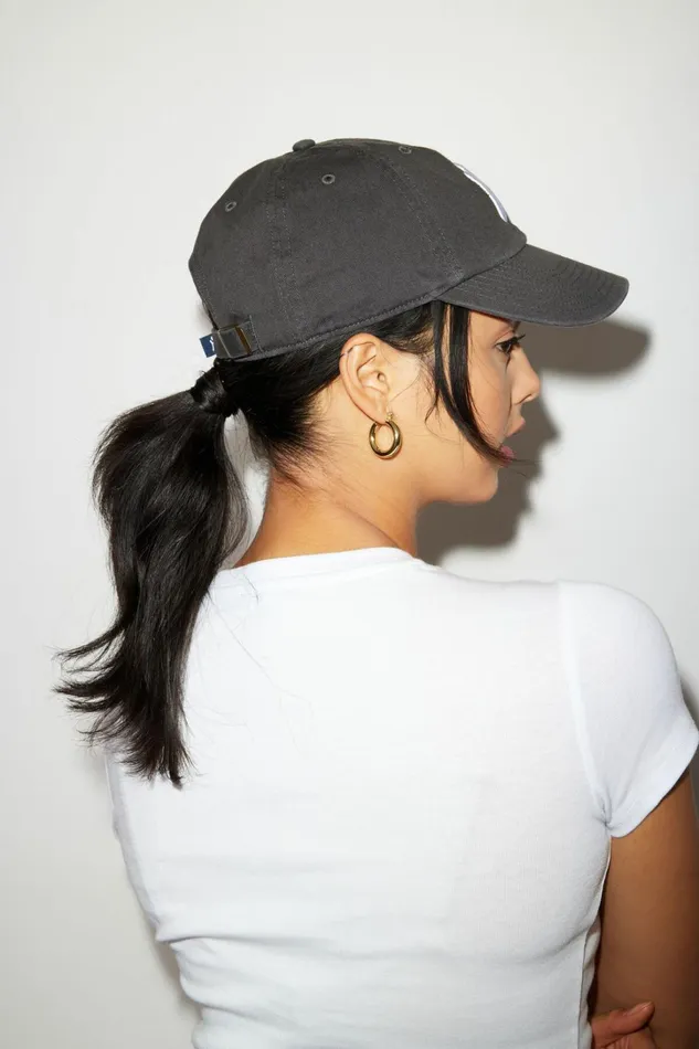 Dynamite Caps and Hats Women New York Clean Up Cap Gray