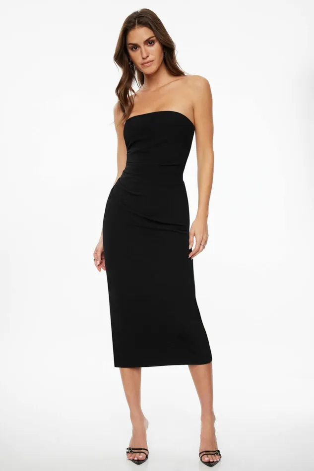 Dynamite Dresses and Jumpsuits Women Matilda Midi Tube Dress Black