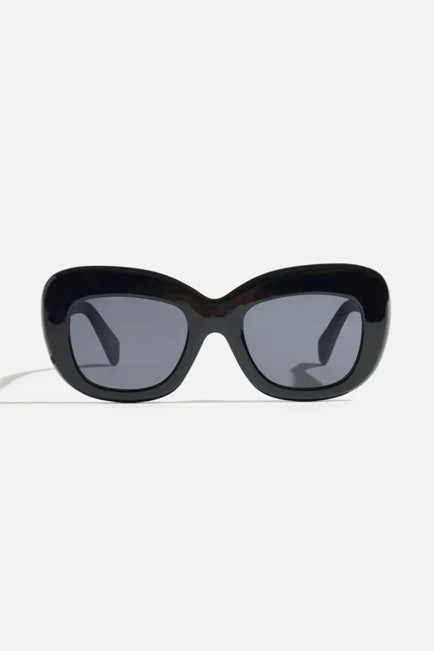 Dynamite Sunglasses Women Exaggerated CatEye Sunglasses Purple