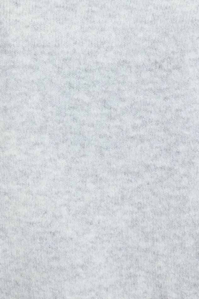 Dynamite Tops Women Raglan Crewneck Sweater Gray