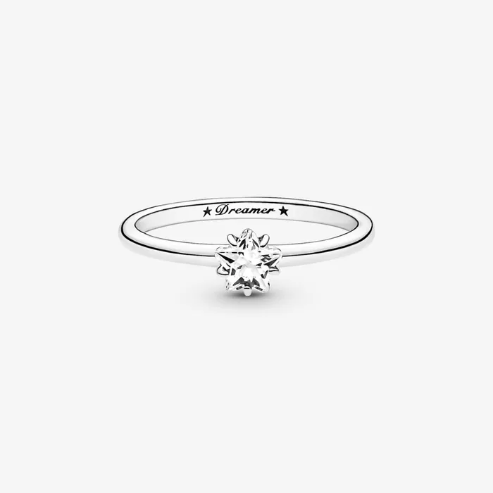 Engagement Rings Women Pandora Celestial Sparkling Star Solitaire Ring