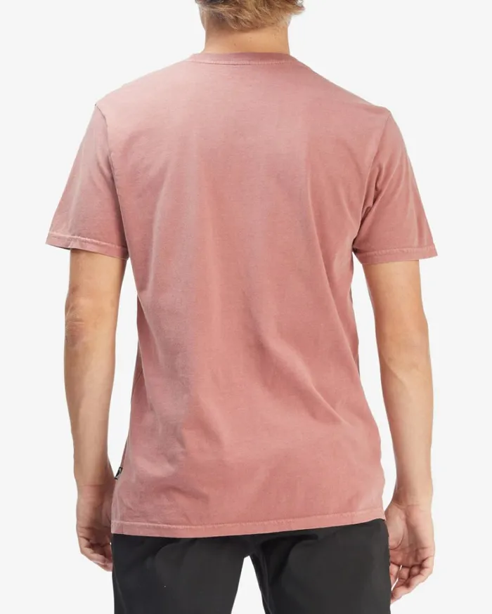 Essential Wave Washed Short Sleeve TShirt Faded Rose Men Billabong TShirts