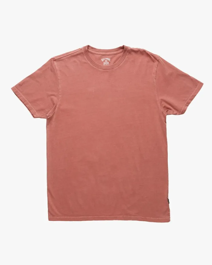 Essential Wave Washed Short Sleeve TShirt Faded Rose Men Billabong TShirts