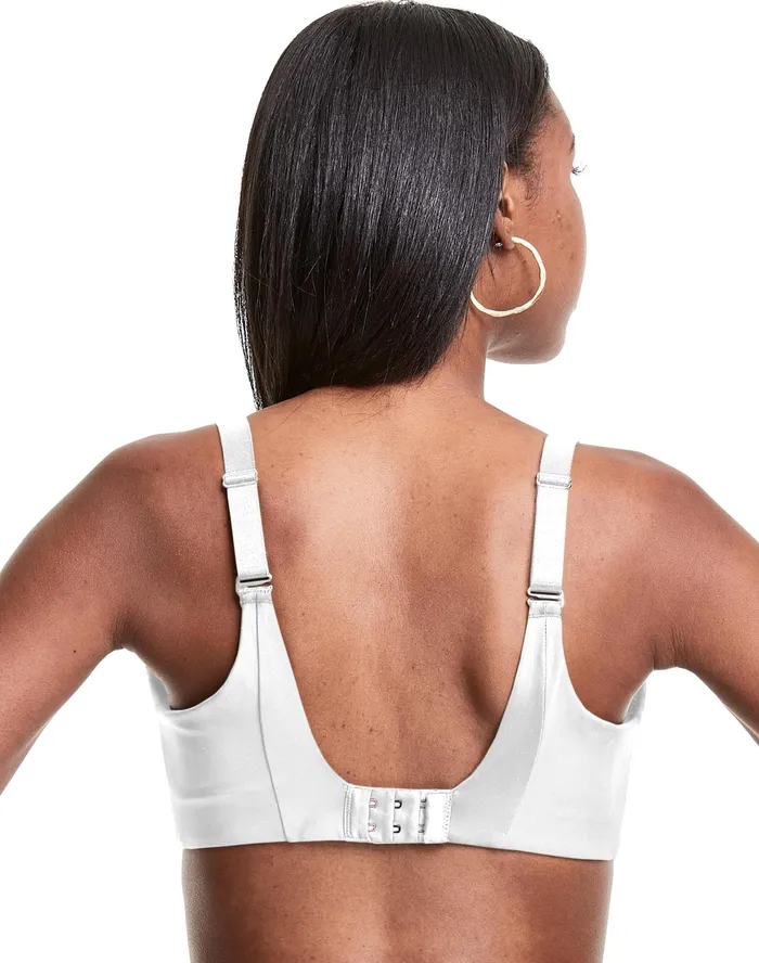 Everday Sports Bra C Logo White Women Champion Sports Bras and Bralettes