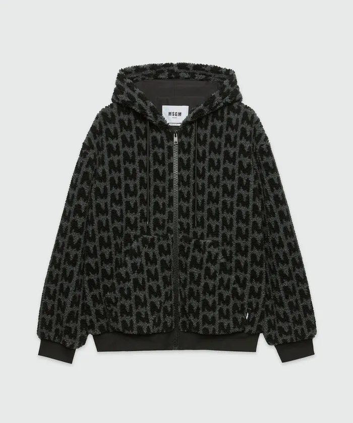 FauxFur Jacquard 034Themwave034 Jacket Men MSGM Jackets Coats And Blazers