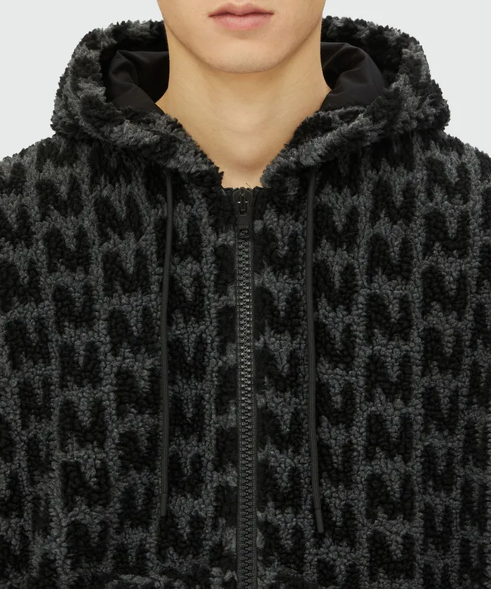 FauxFur Jacquard 034Themwave034 Jacket Men MSGM Jackets Coats And Blazers