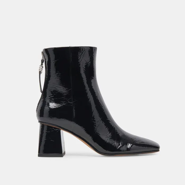 Fifi H2O Booties Midnight Crinkle Patent Women Dolce Vita Boots and Booties