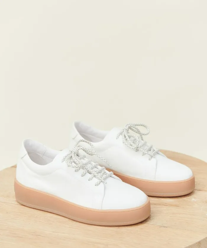 Flats and Loafers Women Jenni Kayne Canvas Skater Sneaker Cream