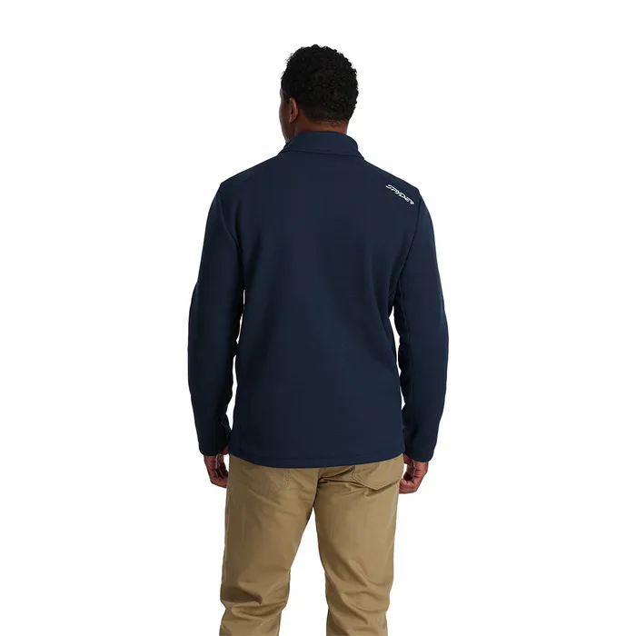 Fleece Mens Spyder Bandit Full Zip 8211 True Navy