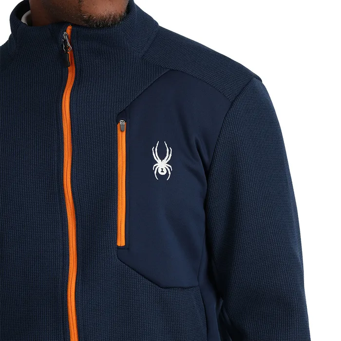 Fleece Mens Spyder Bandit Full Zip 8211 True Navy