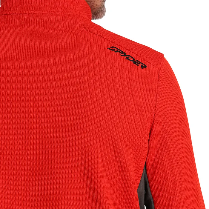 Fleece Mens Spyder Bandit Half Zip 8211 Volcano