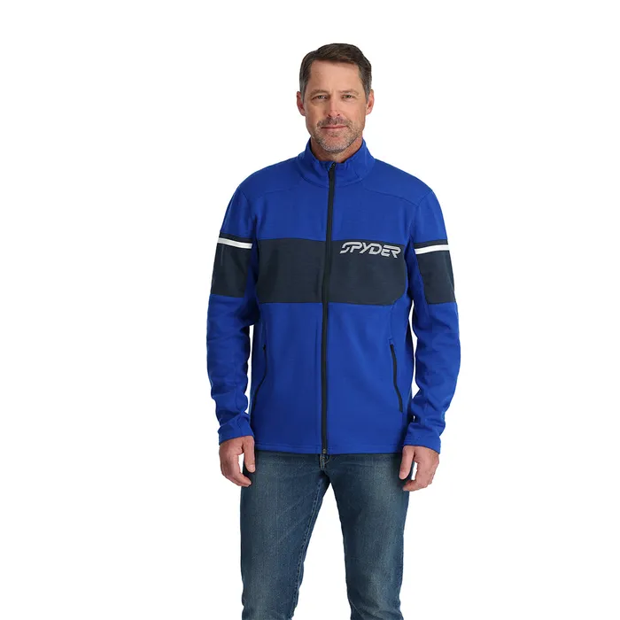 Fleece Mens Spyder Speed Fleece Full Zip 8211 Electric Blue