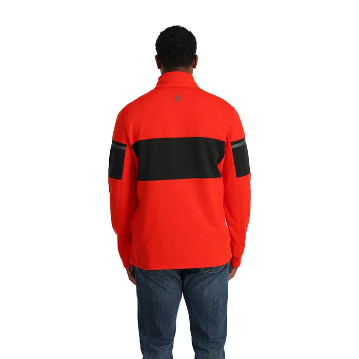 Fleece Mens Spyder Speed Fleece Half Zip 8211 Volcano