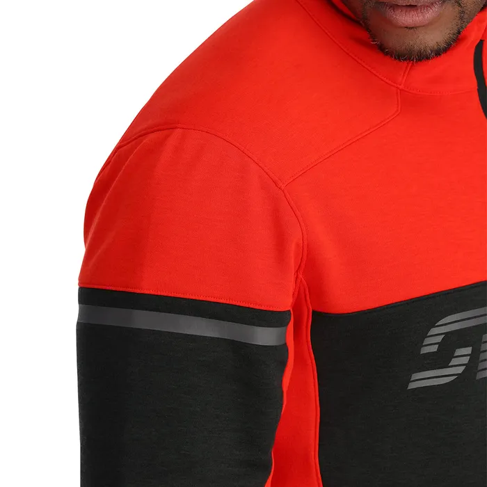 Fleece Mens Spyder Speed Fleece Half Zip 8211 Volcano