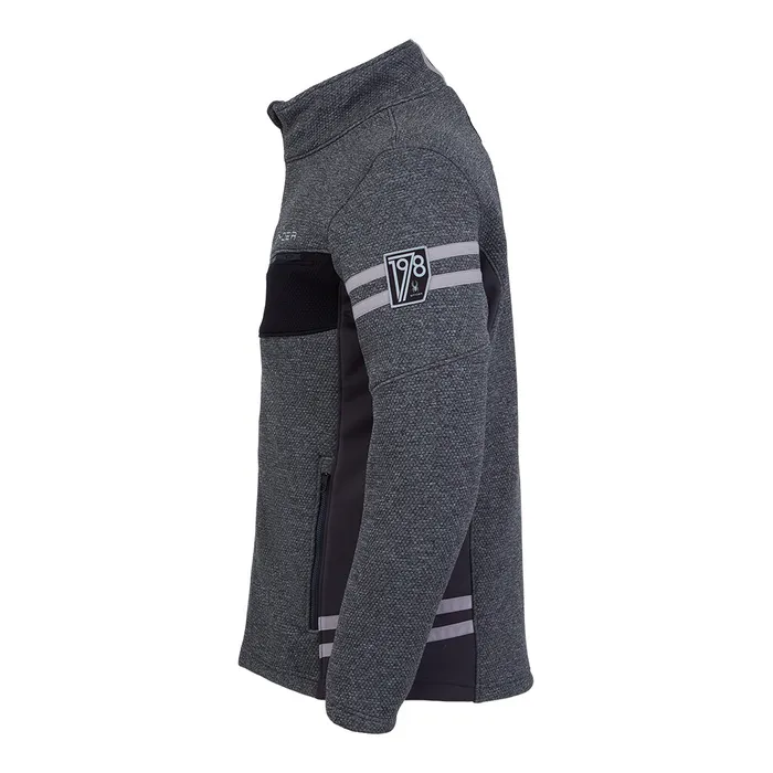 Fleece Mens Spyder Wengen Full Zip 8211 Ebony 2021