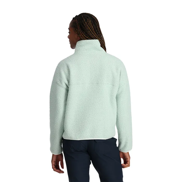 Fleece Womens Spyder Cloud Pullover 8211 Wintergreen