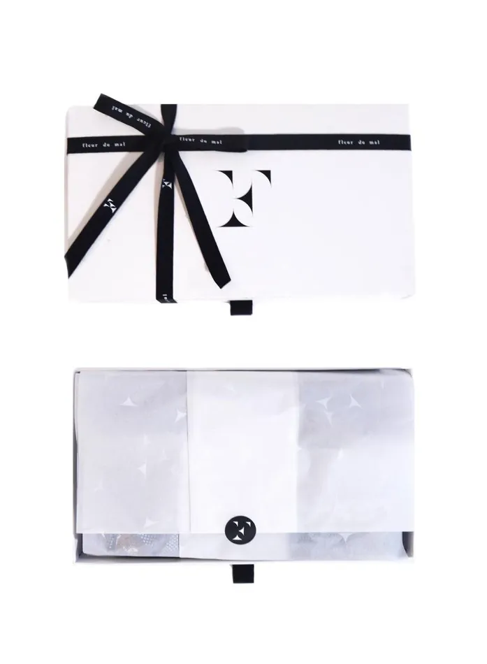 Fleur Du Mal Bridal Women Gift Box White Fleur Du Mal Bridal Women Gift Box White