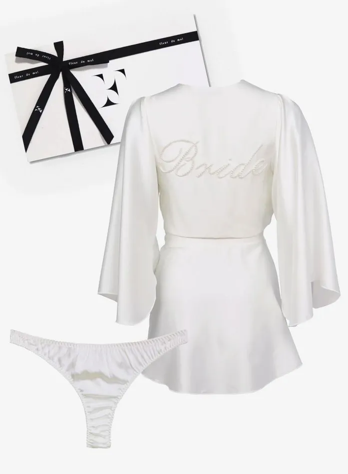 Fleur Du Mal Bridal Women Le Petit Bridal Gift Set Ivory