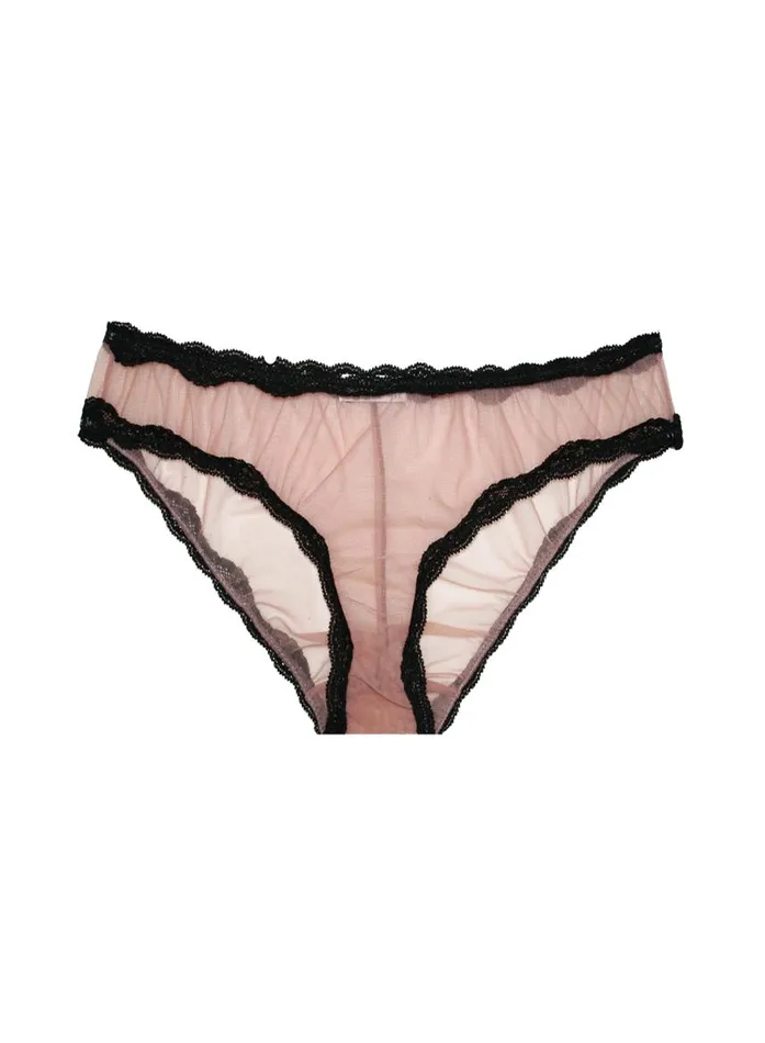Fleur Du Mal Essentials Panties Women Sheer Tulle Bikini Petal Fleur Du Mal Essentials Panties Women Sheer Tulle Bikini Petal