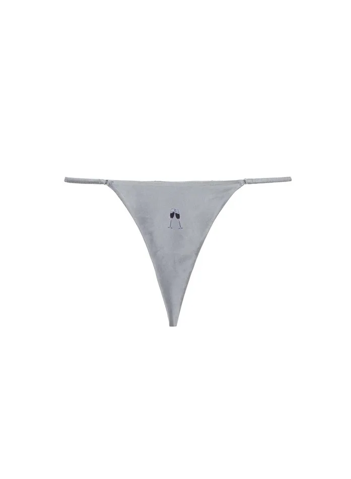 Fleur Du Mal Thongs Women Champagne Embroidered Luxe VString Mr Grey Fleur Du Mal Thongs Women Champagne Embroidered Luxe VString Mr Grey