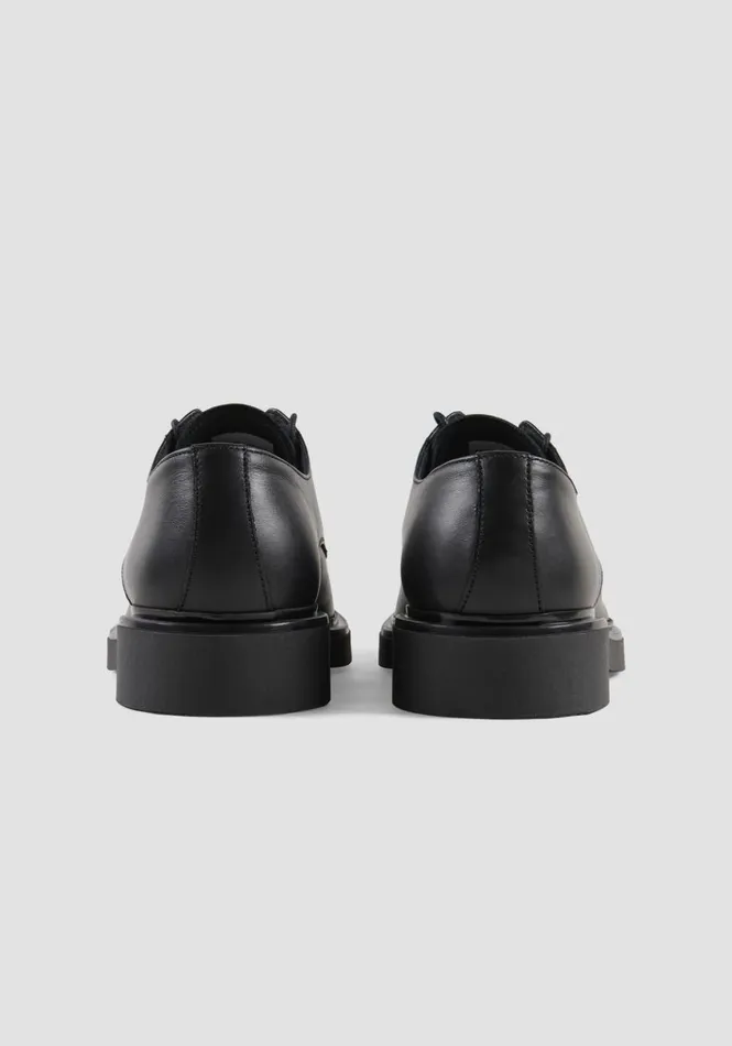 Formal Shoes Men Antony Morato Sean Derby Shoe In Leather Black