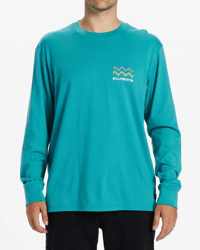 Fragment Long Sleeve TShirt Seagreen Men Billabong TShirts